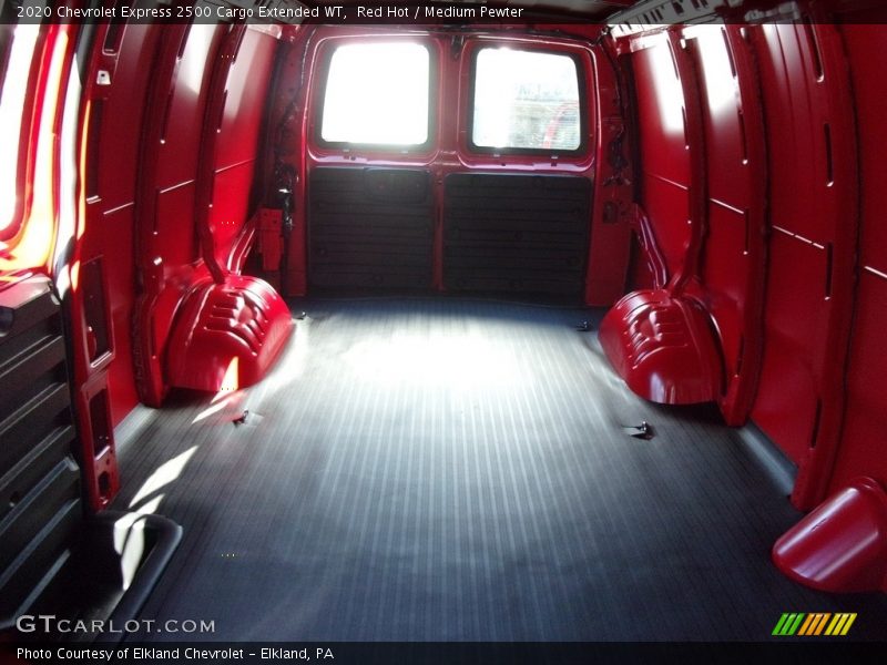 Red Hot / Medium Pewter 2020 Chevrolet Express 2500 Cargo Extended WT