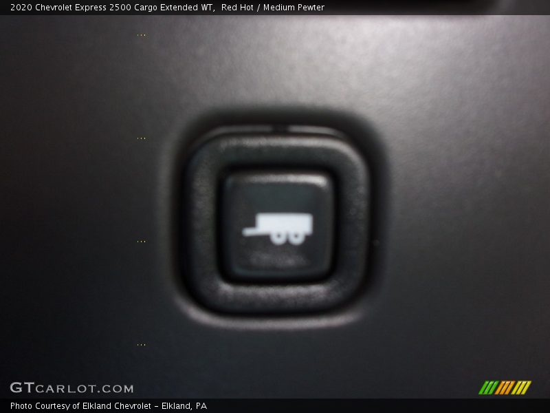 Red Hot / Medium Pewter 2020 Chevrolet Express 2500 Cargo Extended WT