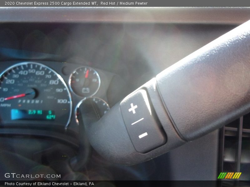 Red Hot / Medium Pewter 2020 Chevrolet Express 2500 Cargo Extended WT