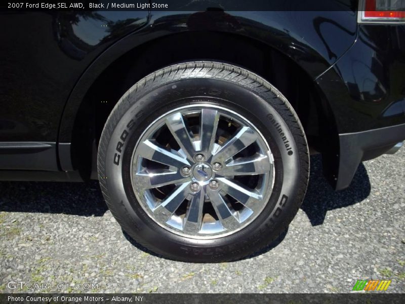 Black / Medium Light Stone 2007 Ford Edge SEL AWD