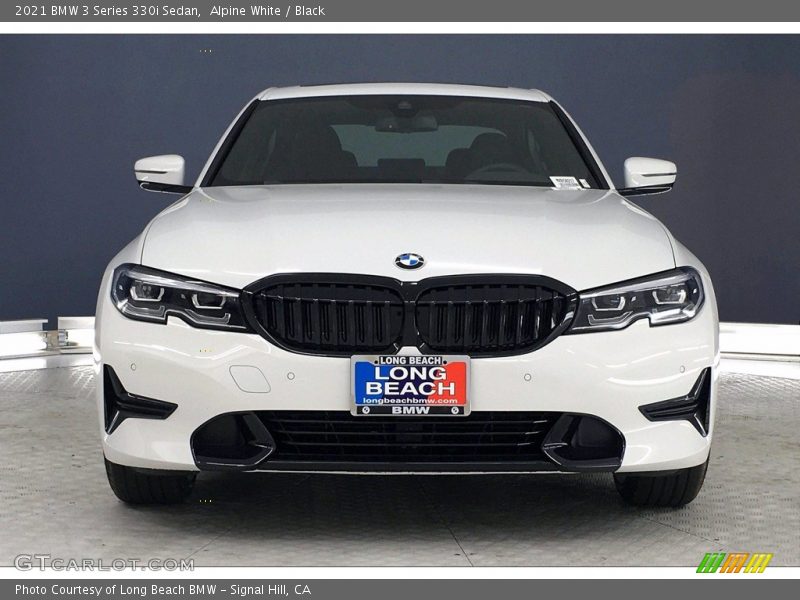 Alpine White / Black 2021 BMW 3 Series 330i Sedan