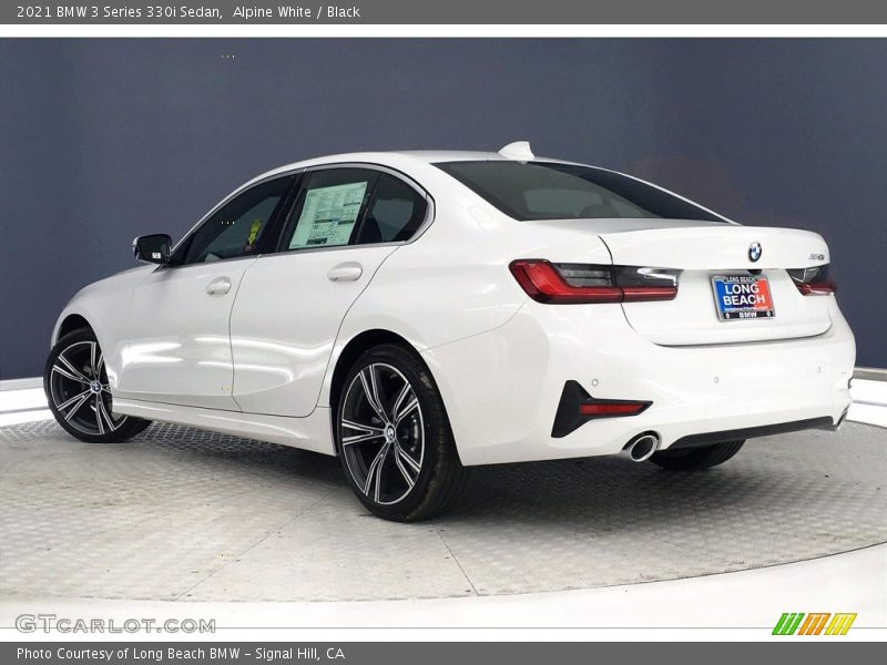 Alpine White / Black 2021 BMW 3 Series 330i Sedan
