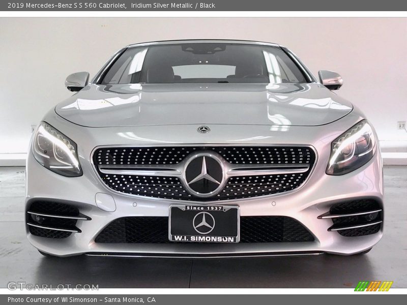 Iridium Silver Metallic / Black 2019 Mercedes-Benz S S 560 Cabriolet