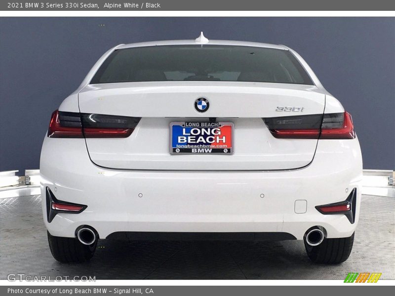 Alpine White / Black 2021 BMW 3 Series 330i Sedan