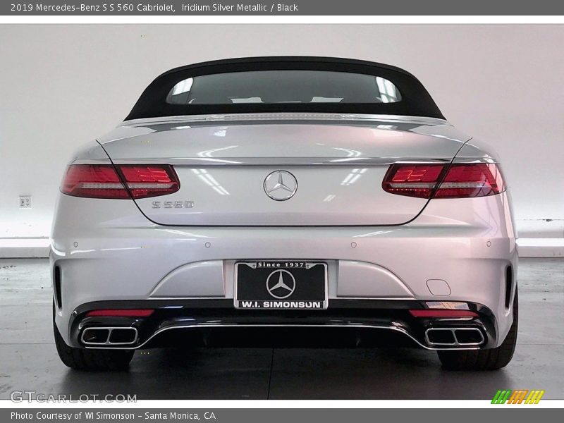 Iridium Silver Metallic / Black 2019 Mercedes-Benz S S 560 Cabriolet