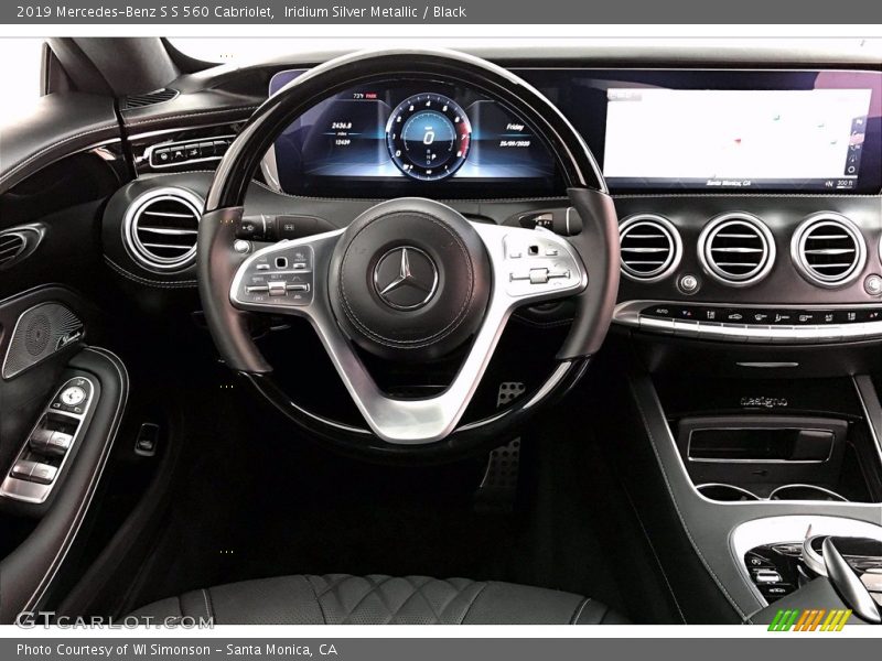 Iridium Silver Metallic / Black 2019 Mercedes-Benz S S 560 Cabriolet