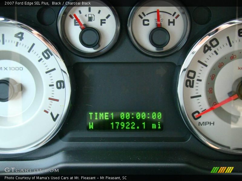 Black / Charcoal Black 2007 Ford Edge SEL Plus