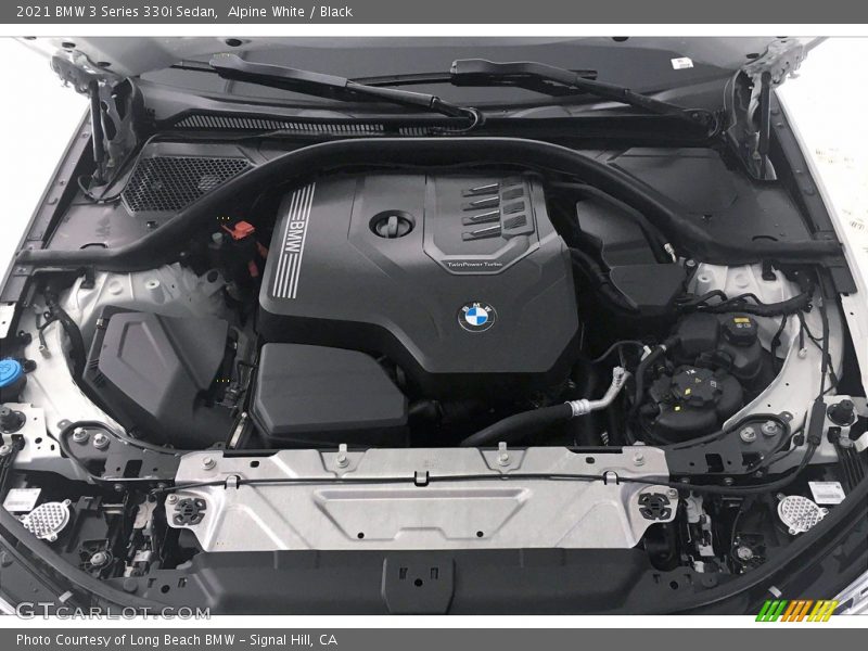 Alpine White / Black 2021 BMW 3 Series 330i Sedan