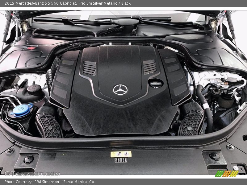 Iridium Silver Metallic / Black 2019 Mercedes-Benz S S 560 Cabriolet