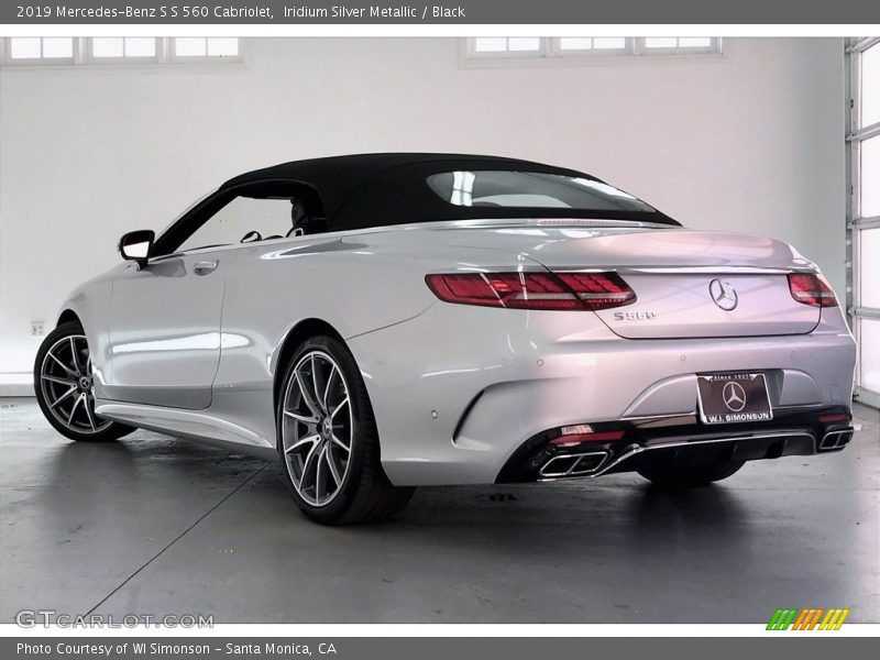 Iridium Silver Metallic / Black 2019 Mercedes-Benz S S 560 Cabriolet