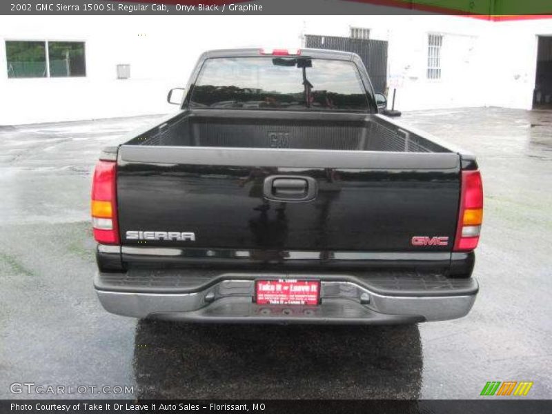 Onyx Black / Graphite 2002 GMC Sierra 1500 SL Regular Cab