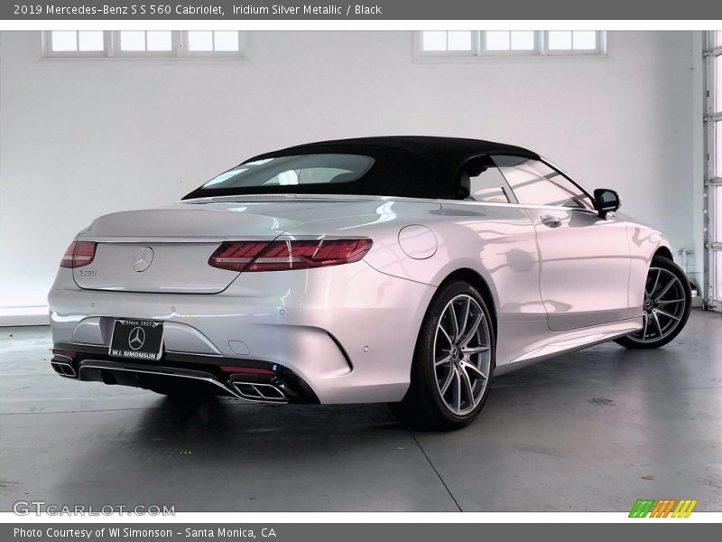 Iridium Silver Metallic / Black 2019 Mercedes-Benz S S 560 Cabriolet