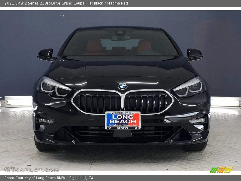 Jet Black / Magma Red 2021 BMW 2 Series 228i xDrive Grand Coupe