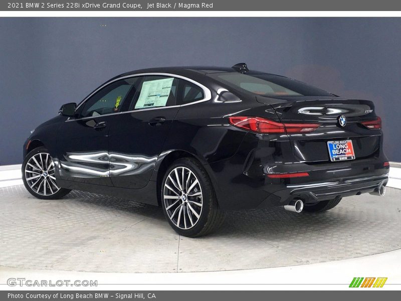 Jet Black / Magma Red 2021 BMW 2 Series 228i xDrive Grand Coupe