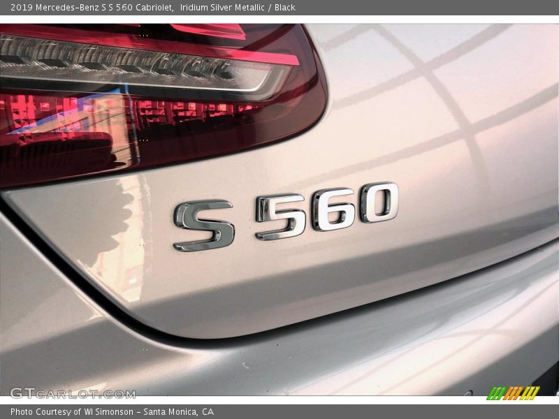Iridium Silver Metallic / Black 2019 Mercedes-Benz S S 560 Cabriolet
