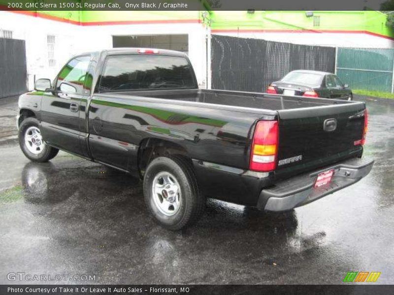 Onyx Black / Graphite 2002 GMC Sierra 1500 SL Regular Cab