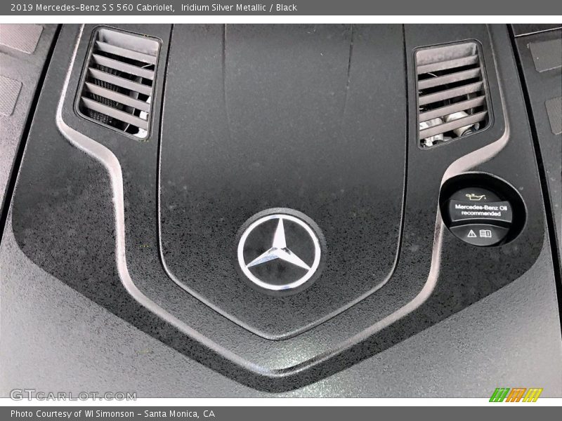 Iridium Silver Metallic / Black 2019 Mercedes-Benz S S 560 Cabriolet