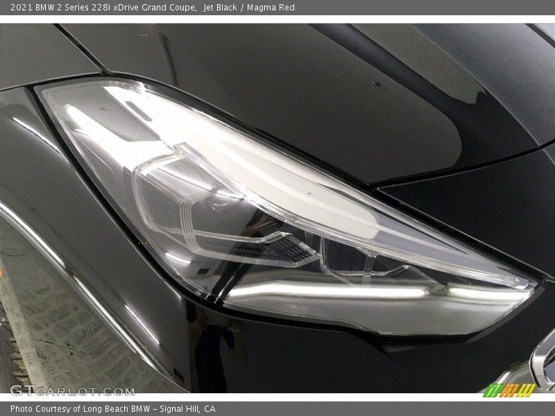 Jet Black / Magma Red 2021 BMW 2 Series 228i xDrive Grand Coupe