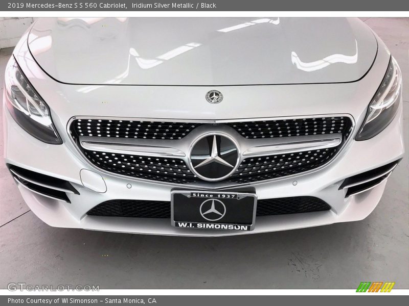 Iridium Silver Metallic / Black 2019 Mercedes-Benz S S 560 Cabriolet