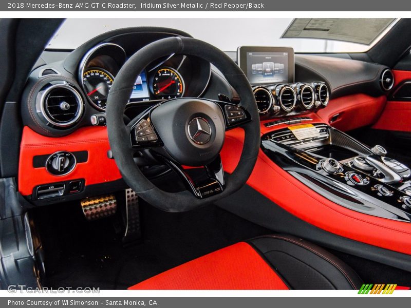  2018 AMG GT C Roadster Red Pepper/Black Interior