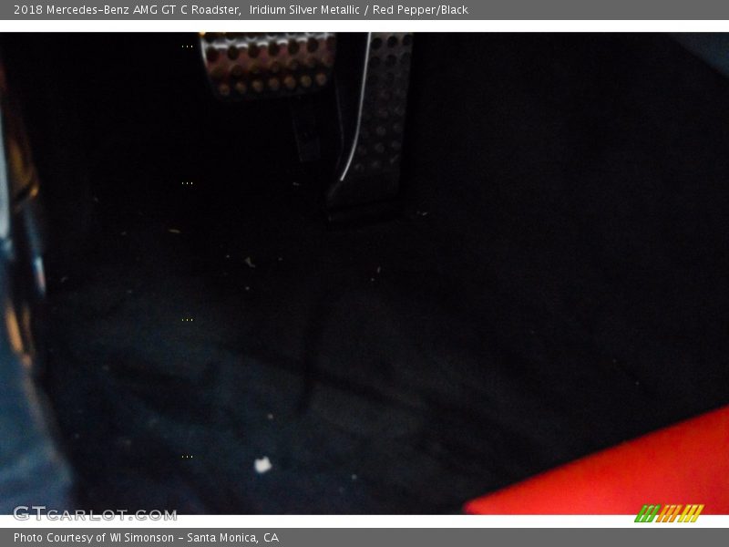Iridium Silver Metallic / Red Pepper/Black 2018 Mercedes-Benz AMG GT C Roadster