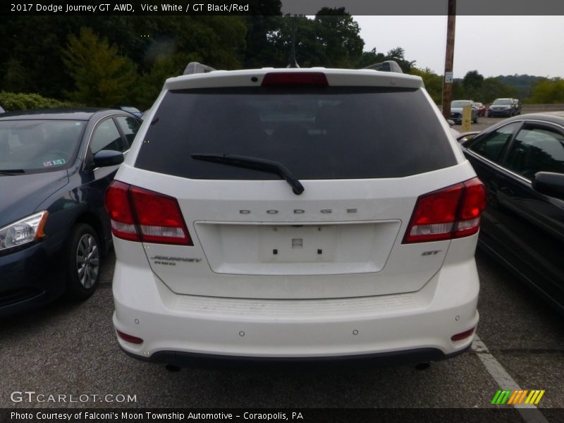 Vice White / GT Black/Red 2017 Dodge Journey GT AWD