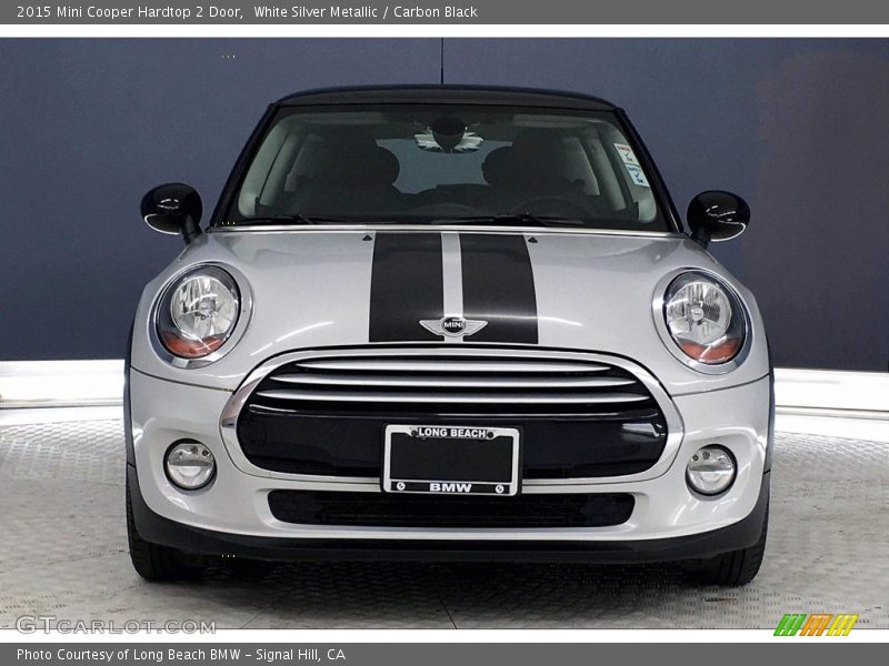White Silver Metallic / Carbon Black 2015 Mini Cooper Hardtop 2 Door