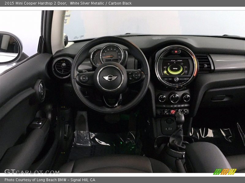 White Silver Metallic / Carbon Black 2015 Mini Cooper Hardtop 2 Door