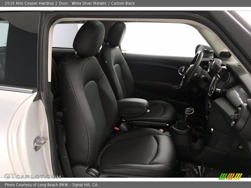 White Silver Metallic / Carbon Black 2015 Mini Cooper Hardtop 2 Door