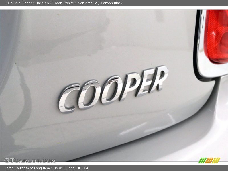White Silver Metallic / Carbon Black 2015 Mini Cooper Hardtop 2 Door
