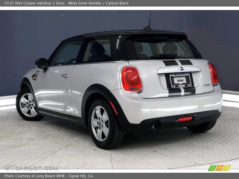 White Silver Metallic / Carbon Black 2015 Mini Cooper Hardtop 2 Door
