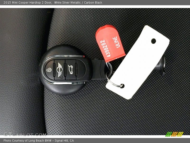 White Silver Metallic / Carbon Black 2015 Mini Cooper Hardtop 2 Door