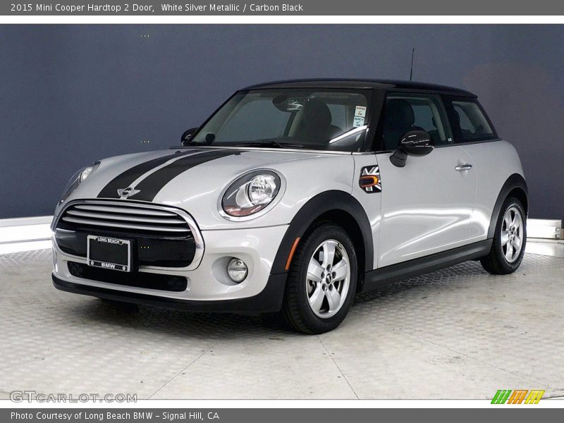 White Silver Metallic / Carbon Black 2015 Mini Cooper Hardtop 2 Door
