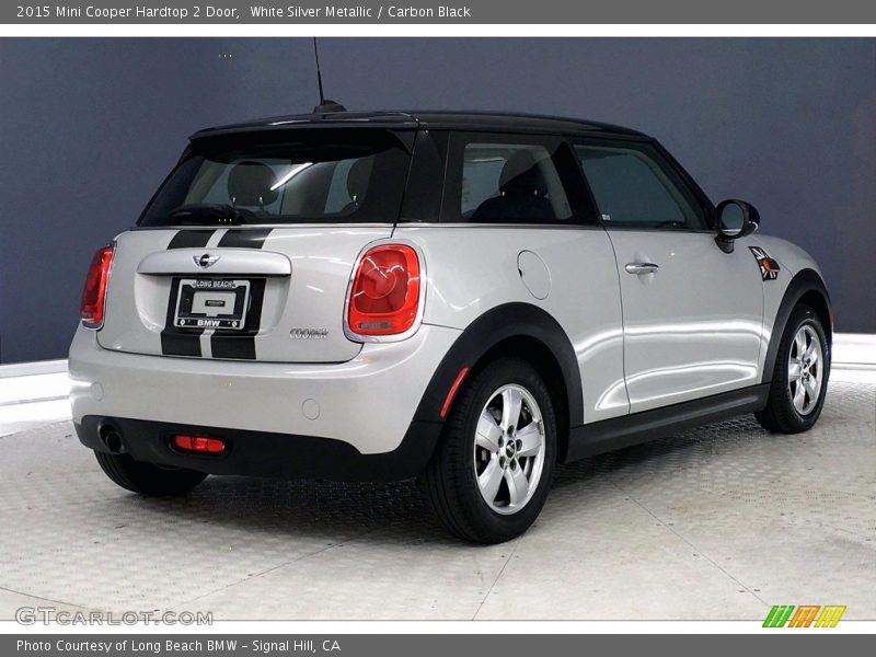 White Silver Metallic / Carbon Black 2015 Mini Cooper Hardtop 2 Door