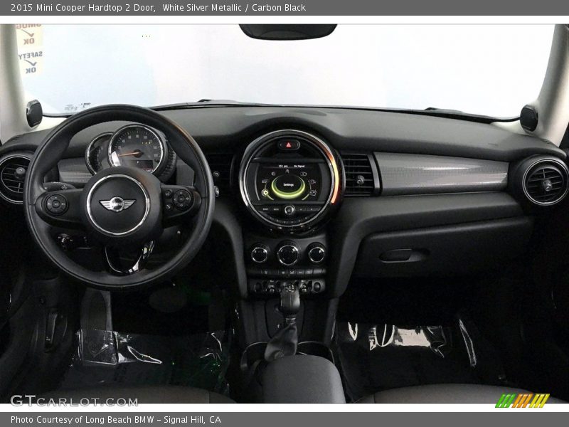 White Silver Metallic / Carbon Black 2015 Mini Cooper Hardtop 2 Door