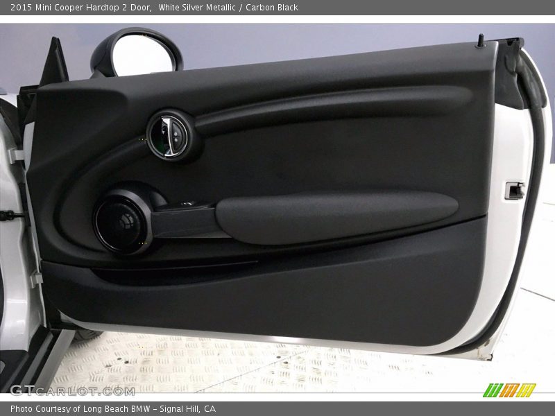 White Silver Metallic / Carbon Black 2015 Mini Cooper Hardtop 2 Door