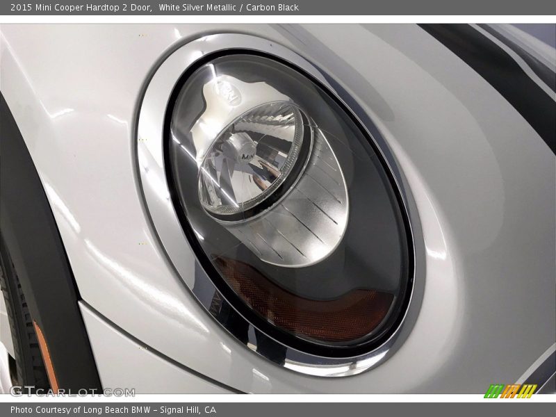 White Silver Metallic / Carbon Black 2015 Mini Cooper Hardtop 2 Door