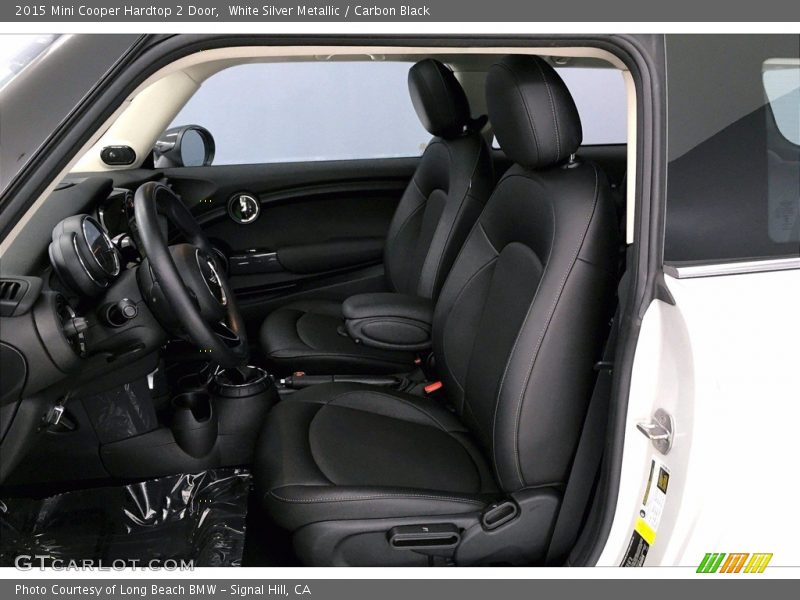 White Silver Metallic / Carbon Black 2015 Mini Cooper Hardtop 2 Door
