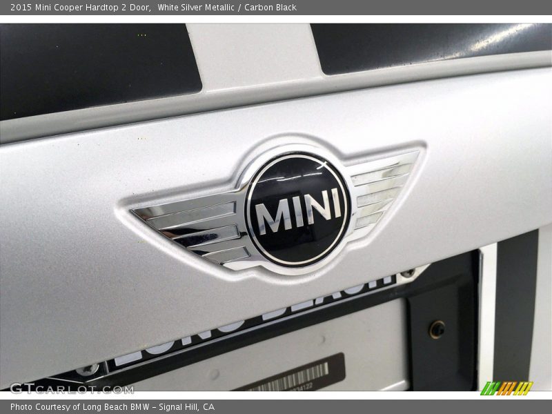 White Silver Metallic / Carbon Black 2015 Mini Cooper Hardtop 2 Door