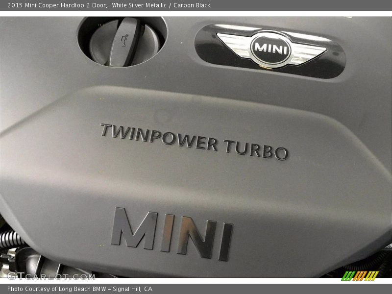 White Silver Metallic / Carbon Black 2015 Mini Cooper Hardtop 2 Door