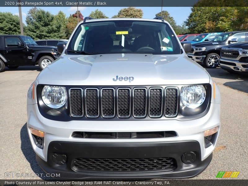 Glacier Metallic / Black 2020 Jeep Renegade Sport 4x4
