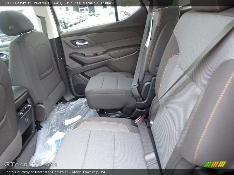 Satin Steel Metallic / Jet Black 2020 Chevrolet Traverse LT AWD