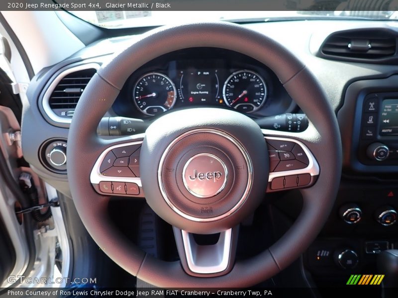 Glacier Metallic / Black 2020 Jeep Renegade Sport 4x4