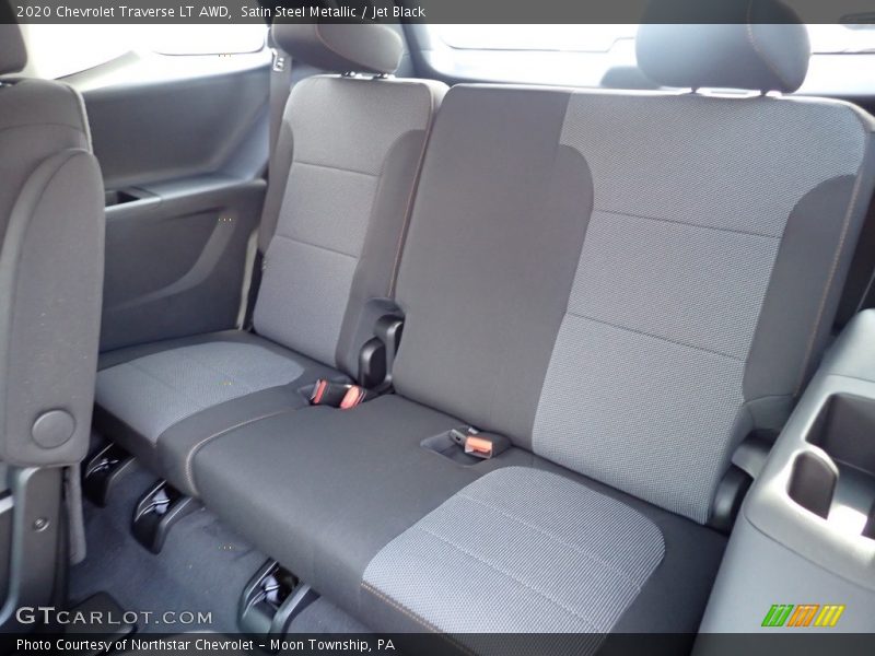 Satin Steel Metallic / Jet Black 2020 Chevrolet Traverse LT AWD