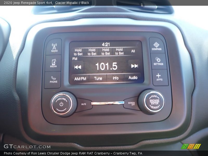 Glacier Metallic / Black 2020 Jeep Renegade Sport 4x4