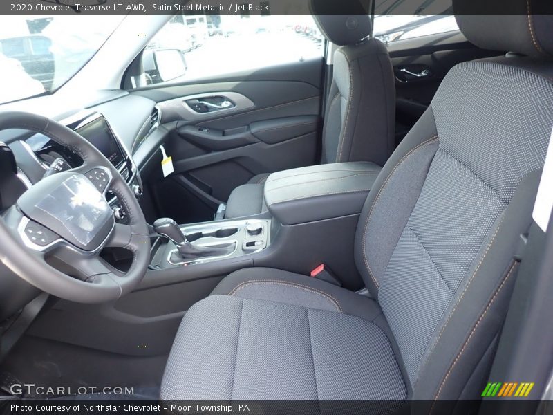Satin Steel Metallic / Jet Black 2020 Chevrolet Traverse LT AWD
