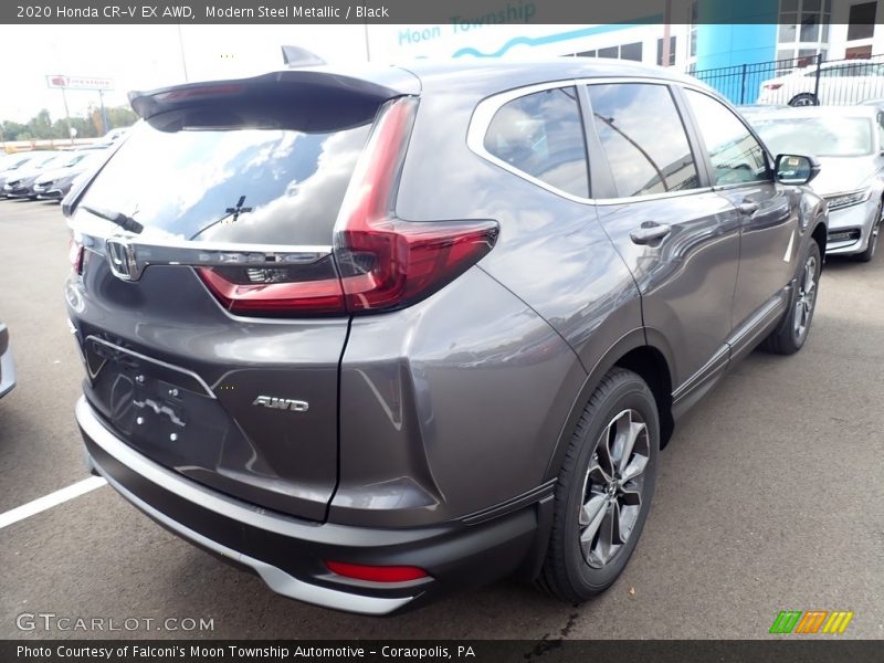 Modern Steel Metallic / Black 2020 Honda CR-V EX AWD