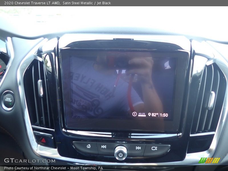 Satin Steel Metallic / Jet Black 2020 Chevrolet Traverse LT AWD