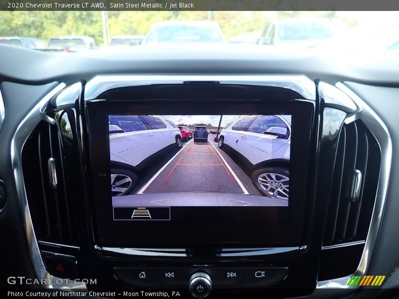 Satin Steel Metallic / Jet Black 2020 Chevrolet Traverse LT AWD