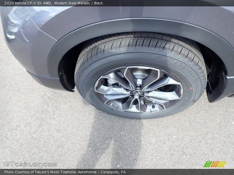 Modern Steel Metallic / Black 2020 Honda CR-V EX AWD